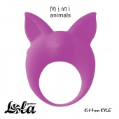 Фиолетовое эрекционное кольцо Kitten Kyle - Lola Games - в Камышине купить с доставкой