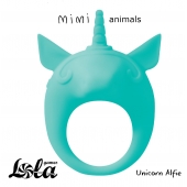 Зеленое эрекционное кольцо Unicorn Alfie - Lola Games - в Камышине купить с доставкой