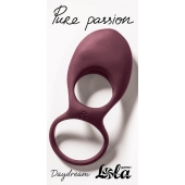 Бордовое эрекционное виброкольцо Daydream - Lola Games - в Камышине купить с доставкой
