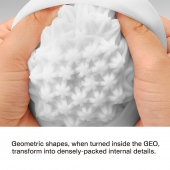 Белый мастурбатор Tenga Geo Coral - Tenga - в Камышине купить с доставкой