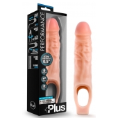 Телесный реалистичный фаллоудлинитель 9 Inch Silicone Cock Sheath Penis Extender - 22,86 см. - Blush Novelties - в Камышине купить с доставкой