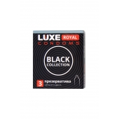 Черные презервативы LUXE Royal Black Collection - 3 шт. - Luxe - купить с доставкой в Камышине