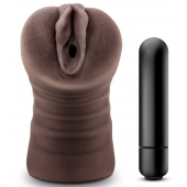 Коричневый мастурбатор-вагина Hot Chocolate Brianna - Blush Novelties - в Камышине купить с доставкой