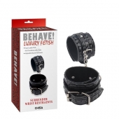 Черные наручники Surrender Wrist Restraints - Chisa - купить с доставкой в Камышине