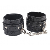 Черные наручники Surrender Wrist Restraints - Chisa - купить с доставкой в Камышине