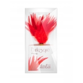 Красный перьевой тиклер Plume - 23 см. - Lola Lingerie - купить с доставкой в Камышине