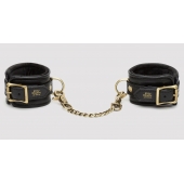 Черные наручники Bound to You Faux Leather Wrist Cuffs - Fifty Shades of Grey - купить с доставкой в Камышине