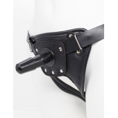 Черный пояс для насадок CLASS STRAP Restyling - LOVETOY (А-Полимер) - купить с доставкой в Камышине