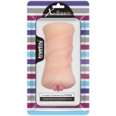 Телесный мастурбатор-вагина X-Basic Pocket Pussy без вибрации - Lovetoy - в Камышине купить с доставкой