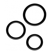 Набор из 3 эрекционных колец SILICONE COCKRINGS - Dream Toys - в Камышине купить с доставкой
