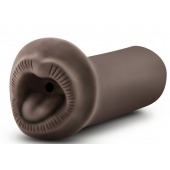 Коричневый мастурбатор-ротик Naughty Nicole - Blush Novelties - в Камышине купить с доставкой