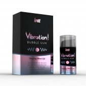 Жидкий интимный гель с эффектом вибрации Vibration! Bubble Gum - 15 мл. - INTT - купить с доставкой в Камышине