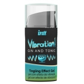 Жидкий интимный гель с эффектом вибрации Vibration! Gin   Tonic - 15 мл. - INTT - купить с доставкой в Камышине