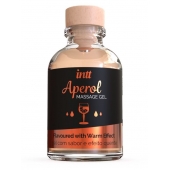 Массажный гель с согревающим эффектом Aperol - 30 мл. - INTT - купить с доставкой в Камышине