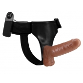 Страпон на трусиках с вибрацией Ultra Passionate Harness - 16 см. - Baile - купить с доставкой в Камышине