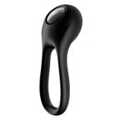 Черное эрекционное виброкольцо Majestic Duo - Satisfyer - в Камышине купить с доставкой