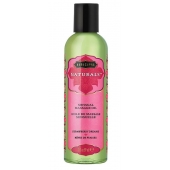 Массажное масло Naturals Strawberry Dreams с ароматом клубники - 59 мл. - Kama Sutra - купить с доставкой в Камышине