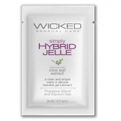 Гель-лубрикант на водно-силиконовой основе Simply Hybrid Jelle - 3 мл. - Wicked - купить с доставкой в Камышине
