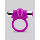 Лиловое виброкольцо с пультом ДУ Remote Control Cock Ring - Happy Rabbit - в Камышине купить с доставкой