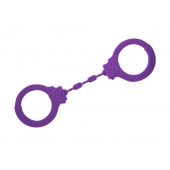 Фиолетовые силиконовые поножи Limitation - Lola Games - купить с доставкой в Камышине