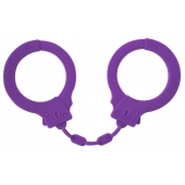Фиолетовые силиконовые поножи Limitation - Lola Games - купить с доставкой в Камышине