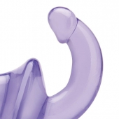Фиолетовый безремневой страпон Strapless Strap-On - Lux Fetish - купить с доставкой в Камышине