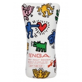 Мастурбатор-туба Keith Haring Soft Tube CUP - Tenga - в Камышине купить с доставкой