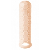 Телесный фаллоудлинитель Homme Long - 15,5 см. - Lola Games - в Камышине купить с доставкой
