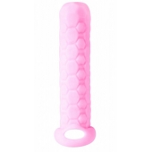 Розовый фаллоудлинитель Homme Long - 13,5 см. - Lola Games - в Камышине купить с доставкой