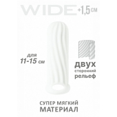 Белый фаллоудлинитель Homme Wide - 13 см. - Lola Games - в Камышине купить с доставкой