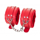 Красные оковы Anonymo из искусственной кожи - ToyFa - купить с доставкой в Камышине