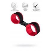 Красно-черные велюровые оковы Anonymo - ToyFa - купить с доставкой в Камышине