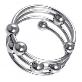 Большое металлическое кольцо под головку пениса - ToyFa - купить с доставкой в Камышине