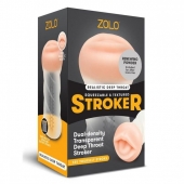Мастурбатор-ротик ZOLO DEEP THROAT - Zolo - в Камышине купить с доставкой