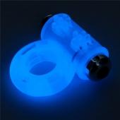 Голубое, светящееся в темноте эрекционное виброкольцо Lumino Play Vibrating Penis Ring - Lovetoy - в Камышине купить с доставкой