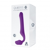 Лиловый безремневой страпон Queens M - Adrien Lastic - купить с доставкой в Камышине