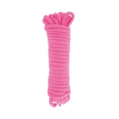 Розовая веревка для связывания Sweet Caress Rope - 10 метров - Sweet Caress - купить с доставкой в Камышине