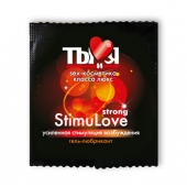 Разогревающий гель-лубрикант Stimulove Strong в одноразовой упаковке - 4 гр. - Биоритм - купить с доставкой в Камышине