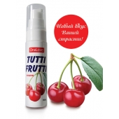 Гель-смазка Tutti-frutti с вишнёвым вкусом - 30 гр. - Биоритм - купить с доставкой в Камышине
