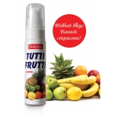 Гель-смазка Tutti-frutti со вкусом тропических фруктов - 30 гр. - Биоритм - купить с доставкой в Камышине