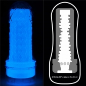 Светящийся в темноте мастурбатор Lumino Play Masturbator Ribbed - Lovetoy - в Камышине купить с доставкой