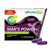 Возбуждающее средство для мужчин Mans Power plus - 10 капсул (0,35 гр.) +1 в подарок - SuperCaps - купить с доставкой в Камышине