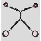 Изысканный набор фиксаций на кровати Reversible Under Mattress Restraint Set - Fifty Shades of Grey - купить с доставкой в Камышине