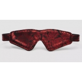 Двусторонняя красно-черная маска на глаза Reversible Faux Leather Blindfold - Fifty Shades of Grey - купить с доставкой в Камышине