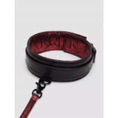 Стильный ошейник с поводком Reversible Faux Leather Collar and Lead - Fifty Shades of Grey - купить с доставкой в Камышине