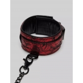 Красно-черные оковы Reversible Faux Leather Ankle Cuffs - Fifty Shades of Grey - купить с доставкой в Камышине