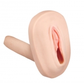 Мастурбатор-вагина с вибрацией и выносным пультом управления REALSTUFF SMOOTH   BALD - Dream Toys - в Камышине купить с доставкой