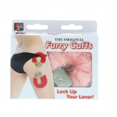 Металлические наручники с розовой меховой опушкой METAL HANDCUFF WITH PLUSH PINK - Dream Toys - купить с доставкой в Камышине