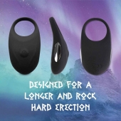 Черное эрекционное виброкольцо Thor Cockring - FeelzToys - в Камышине купить с доставкой