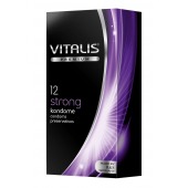 Презервативы с утолщённой стенкой VITALIS PREMIUM strong - 12 шт. - Vitalis - купить с доставкой в Камышине